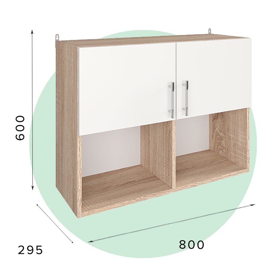 МС "Легенда 10" Шкаф х800 с 2 фасадами и нишей