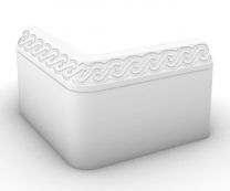 Угловой элемент бордюра «Косичка»