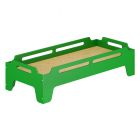 РСН-00КШ-07 Кровать Детская Штабелируемая "Пирамида" Фанера (цвет Зеленый)