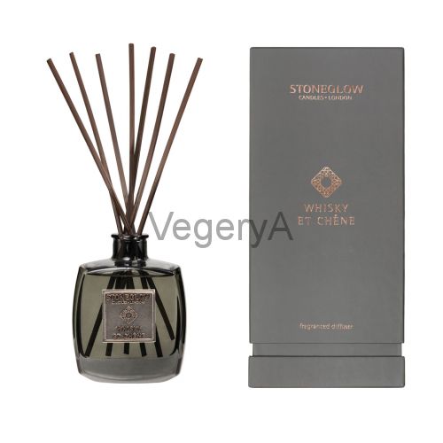Диффузор Виски и дуб 200мл StoneGlow Металлическая