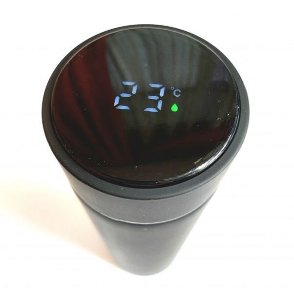 Термос Confident Soft Led черный