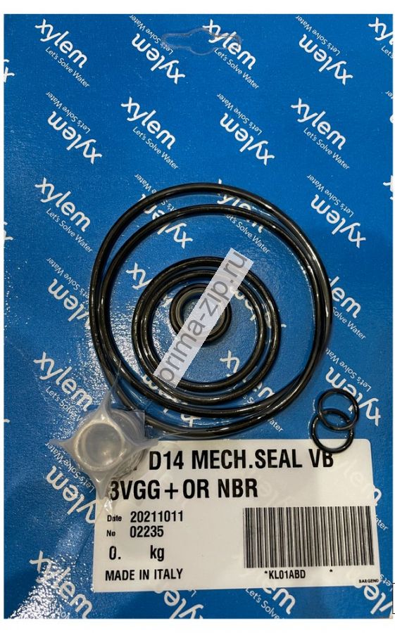 Ремкомплект Lowara KL01ABD KIT TEN D14 VBPGF+ELAST NBR£