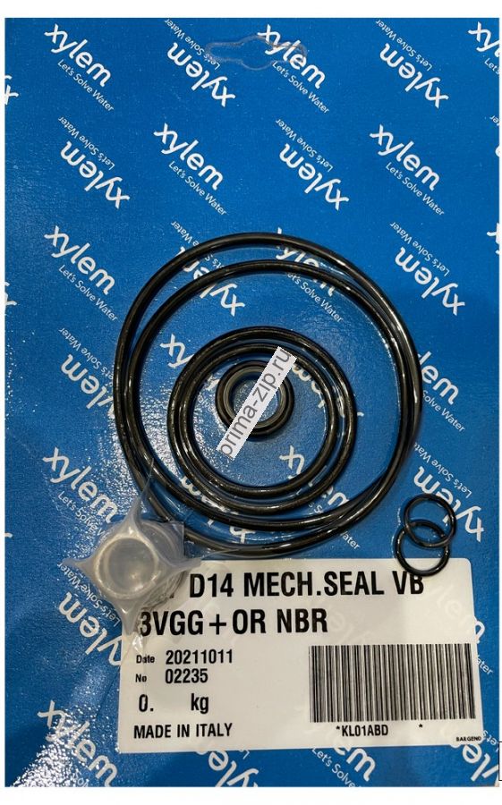 Ремкомплект Lowara KL01ABD KIT TEN D14 VBPGF+ELAST NBR£