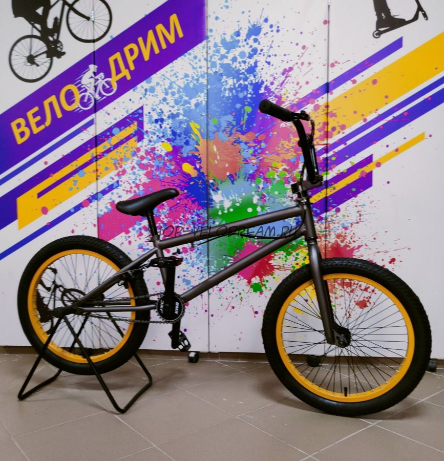 Велосипед BMX 20" микс БМХ золотистый