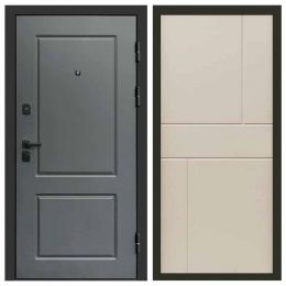 Входная дверь Termo-door Верона Грей Горизонт Слоновая Кость