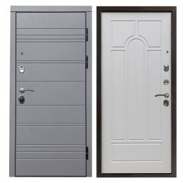 Входная дверь Termo-door Grey line Арка Лиственница