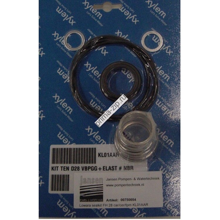 KL01AAR Комплект торцевых уплотнений D28 VBPGG+ ELAST.NBR Lowara FHE