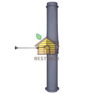 Чугунный шиберный модуль 130/1000