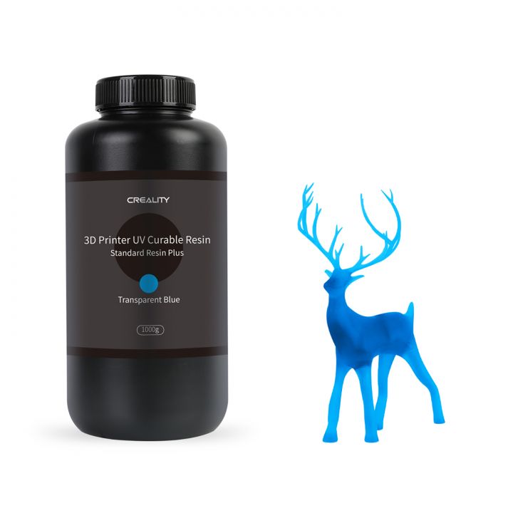 Фотополимерная смола для 3D Creality Standard Resin PLUS LCD 1 л Прозрачный синий
