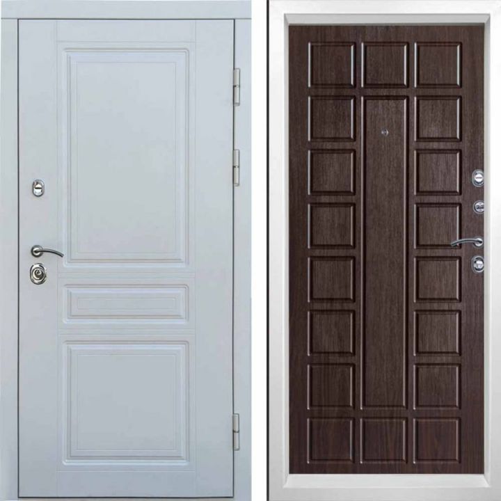 Входная дверь T.DOOR Орегон WHITE Престиж Венге