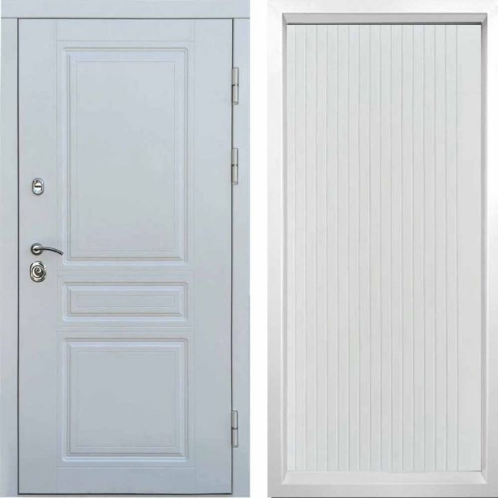 Входная дверь Termo-door Орегон WHITE FLAT Белый Софт