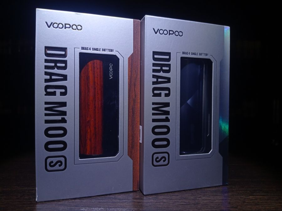 Mod Voopoo Drag M100S 100W Silver Black