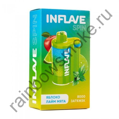 Электронная сигарета Inflave Spin - Лайм Яблоко Мята
