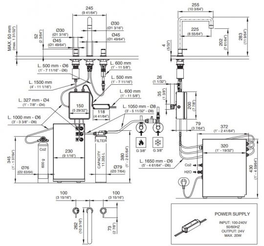 Кран для кухонной мойки Cea Design ETW 13 ФОТО