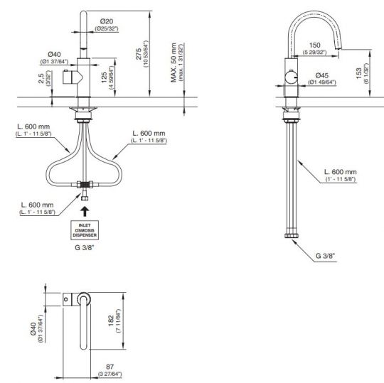 Кран для кухонной мойки Cea Design MIL 214 ФОТО