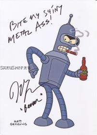 Автограф: Джон Ди Маджио. Футурама / Futurama