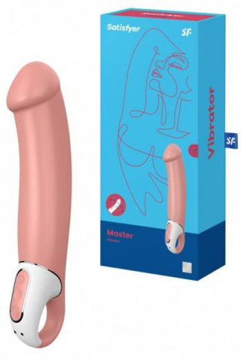 Перезаряжаемый вибратор Satisfyer Vibes Master телесный, 17*4,6 см