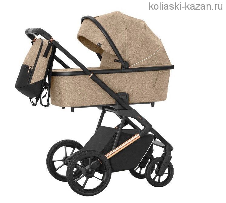 Коляска 2 в 1  Carrello  Sigma  CRL-6509  Ivory Beige и Sable Grey