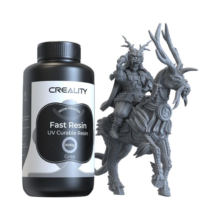 Фотополимерная смола Сreality Fast Resin UV Curable 1л Серый