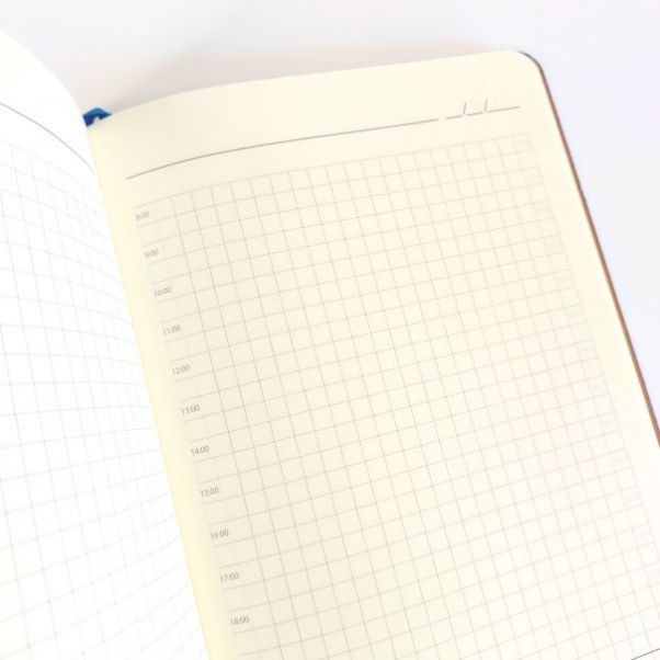 Бизнес блокнот Simply Flex голубой