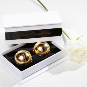 Конфеты шоколадные с золотом «Золотое солнце» Ekhi Gold Sunset Box 2 Chocolates - Испания