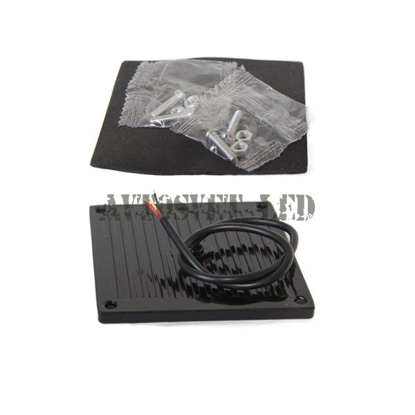 Врезная оранжевая фара стробоскоп AN13-16W