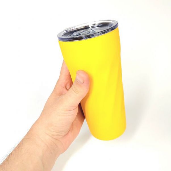 Термокружка Family желтая