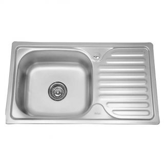 мойка кухонная врезная  SINKLIGHT N 7642 U 0.8/180 1D декор