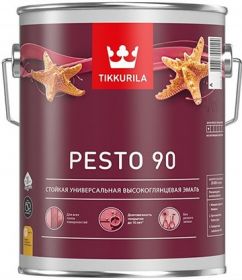 Эмаль Универсальная Tikkurila Euro Miralkyd Pesto 90 0.9л Глянцевая, Алкидная / Тиккурила Евро Миралкид Песто 90