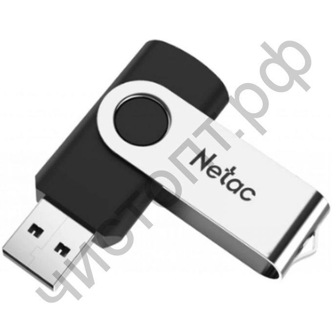 флэш-карта Netac 16GB U505 чёрный/серебро