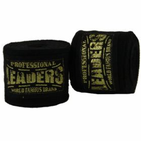 Бинты боксерские Leaders semi elastic 50/50 5.5m LSEHW 5.5