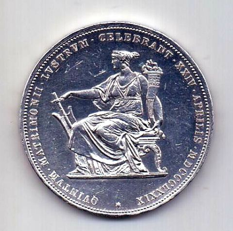 2 гульдена 1879 Австрия UNC