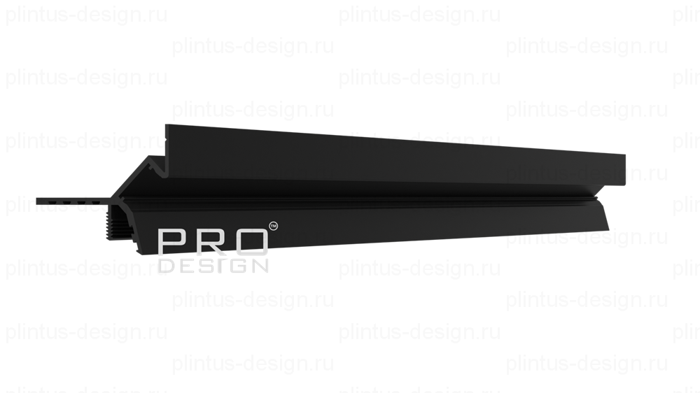 Pro Design Gipps 594 теневой потолочный профиль Чёрный