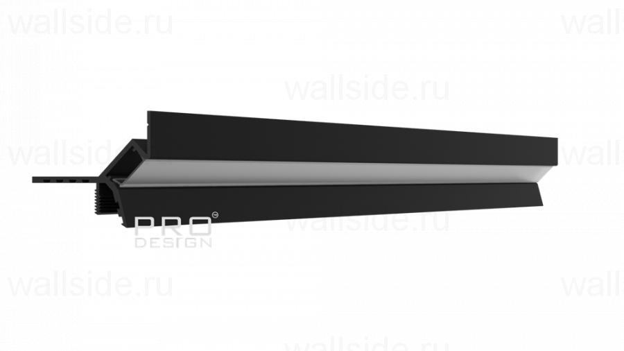 Pro Design Gipps 594 теневой потолочный профиль Чёрный