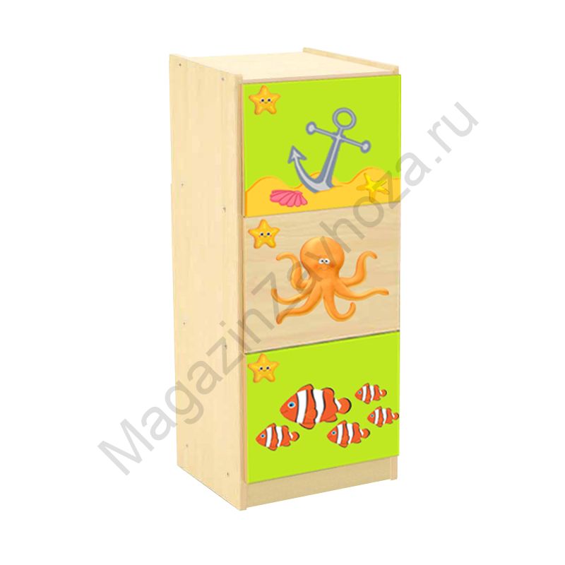 СТЕНКА ДЕТСКАЯ МОДЕЛЬ 8-19 С ДЕКОРАТИВНЫМИ НАКЛАДКАМИ - 2