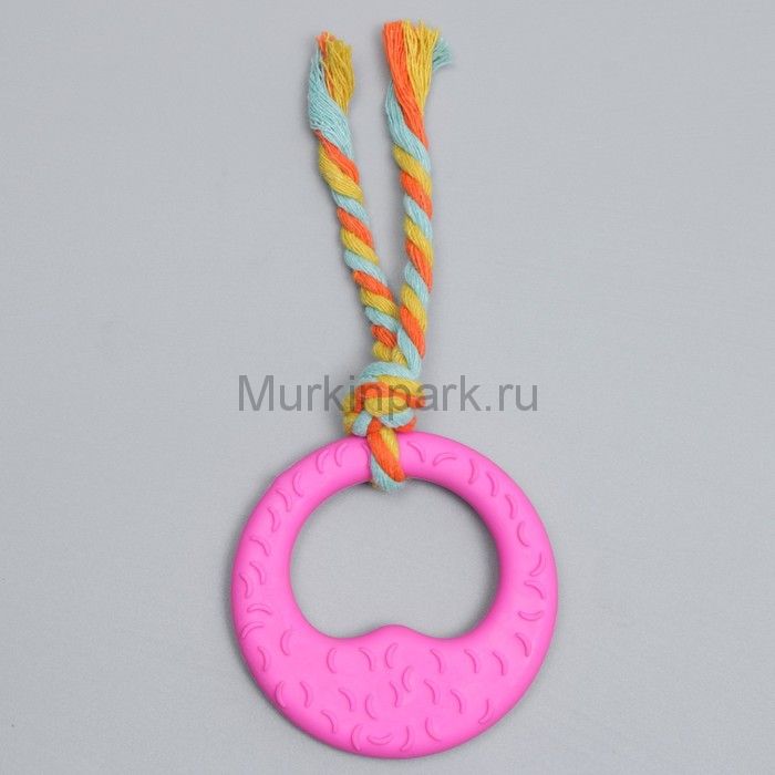 Игрушка жевательная с канатом "Гиря"