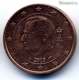 Бельгия 2 евроцента 2010