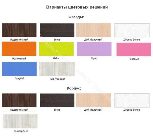 Кровать Малыш 70*160 МАЛЫЙ, Белое дерево/Ирис