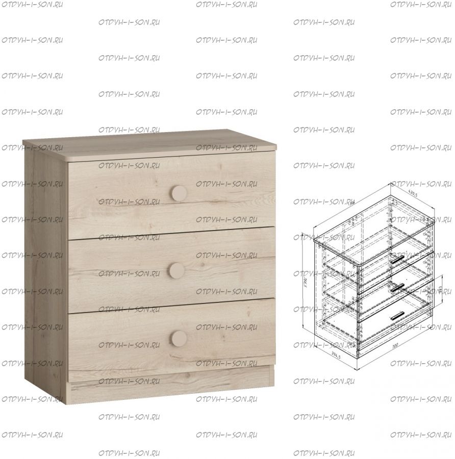 Комод Дельта-Лофт-25.03