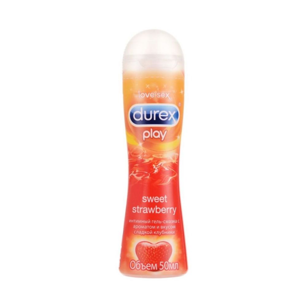 DUREX Play Sweet Strawberry с ароматом сладкой клубники Интимная гель-смазка 50мл