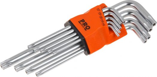 Набор ключей шестигр. Torx T10-T50 9шт длинных  PRO STARTUL (PRO-87109)