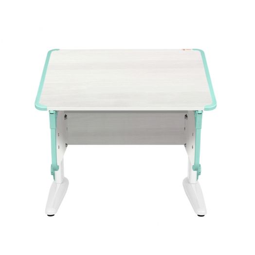 ДСУТ41-1-3 Растущая парта-трансформер одноместная  (ЛДСП белый, опора белый)