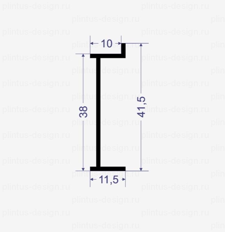 SC 9020 теневой плинтус Line Art