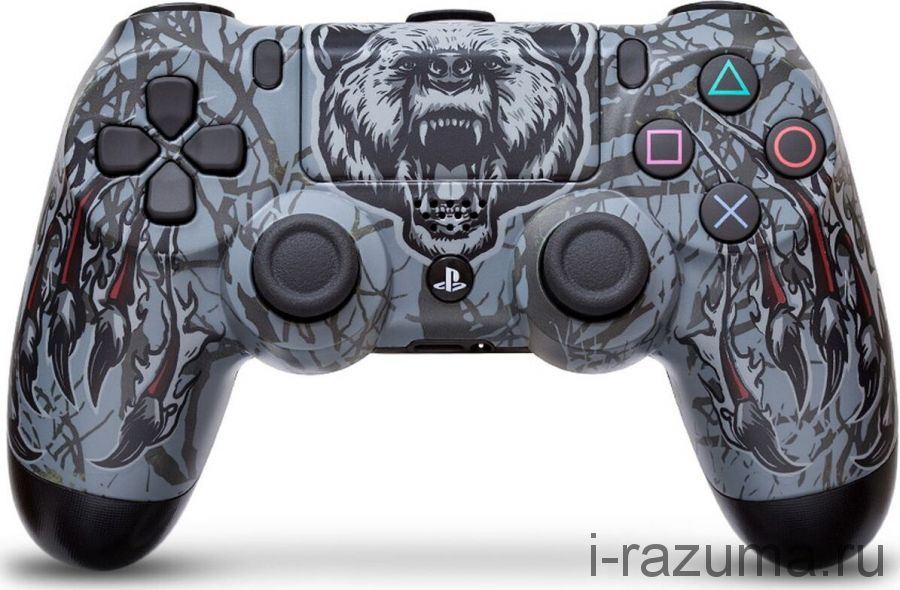 Геймпад SONY Кастомизированный беспроводной контроллер DualShock 4 "Grizzly" Rainbo