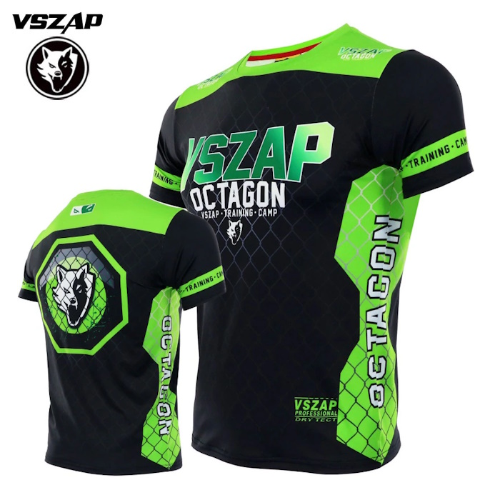 Тренинг футболка VSZAP "OCTAGON" GREEN компрессионка