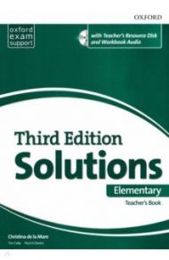 Solutions. Elementary. Third Edition. Teacher's Book with Teacher's Resource Disk Pack / de la Mare Christina, Falla Tim, Davies Paul A