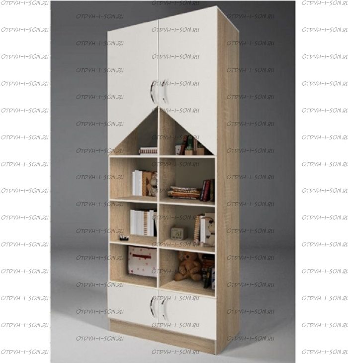 Шкаф-стеллаж Нордик НД-11 (67х52х201)