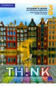 Think. Level 3. B1+. Second Edition. Student's Book with Workbook Digital Pack / Puchta Herbert, Stranks Jeff, Lewis-Jones Peter