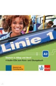 Linie 1 A2. Deutsch in Alltag und Beruf. 4 Audio-CDs zum Kurs- und ?bungsbuch / Dengler Stefanie, Moritz Ulrike, Hoffmann Ludwig