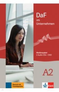 DaF im Unternehmen A2. Medienpaket 2 Audio-CDs + DVD / Grosser Regine, Hanke Claudia, Ilse Viktoria